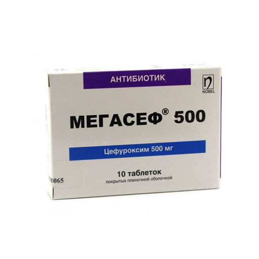 МЕГАСЕФ 500МГ ТАБЛ №10