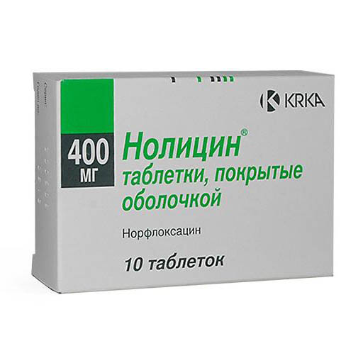 НОЛИЦИН ТАБЛ 400МГ №20