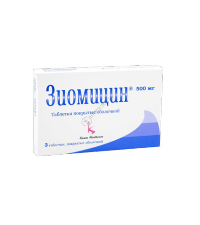 ЗИОМИЦИН 500 МГ ТАБ  №3