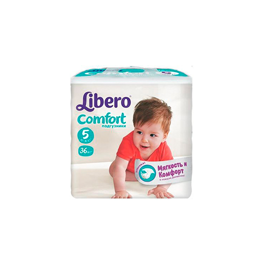 ПОДГУЗНИКИ LIBERO СOMFORT 5 (10-16КГ) №80