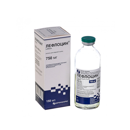 ЛЕФЛОЦИН Р-Р 5МГ/МЛ 150МЛ