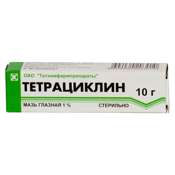 ТЕТРАЦИКЛИНОВАЯ ГЛ. МАЗЬ 10Г MR