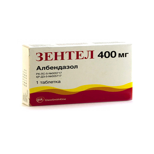 ЗЕНТЕЛЬ ТАБ. 400МГ №1