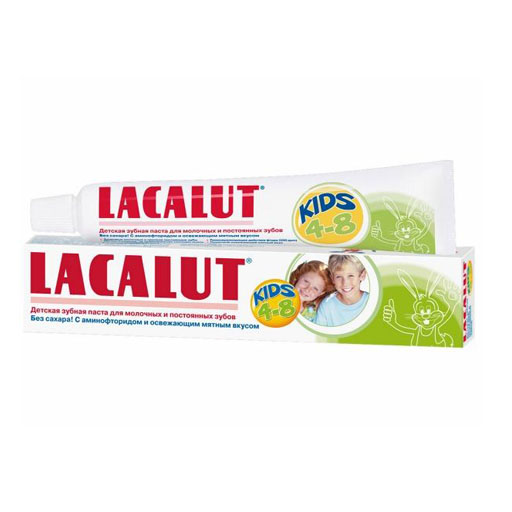 ЗУБНАЯ ПАСТА LAKALUT KIDS 4-8 50МЛ