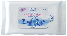 Салфетки влажные Fitness&sport