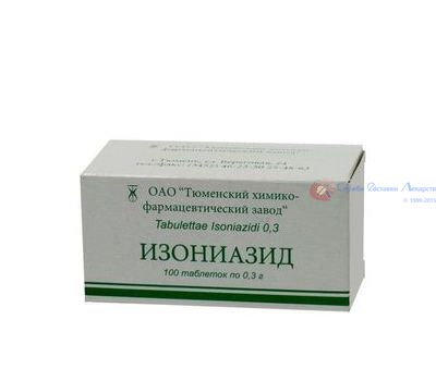 ИЗОНИАЗИД 300 МГ№100 ФАРМАСИНТЕЗ