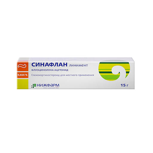 СИНАФЛАНА МАЗЬ 0,025 15гр(нижфарм)