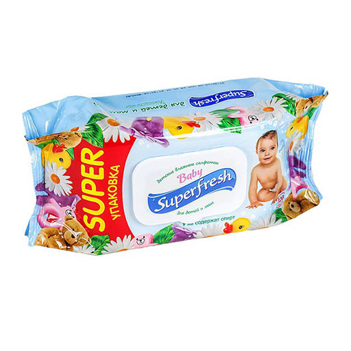 ВЛАЖНЫЕ САЛФЕТКИ BABY LUX PREMIUM SOFT & GENTILE №120 
