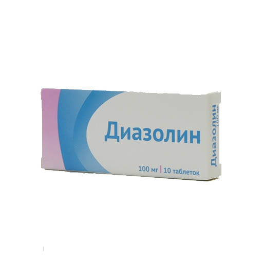 ДИАЗОЛИН 0,1 Г ТАБ №10 MR